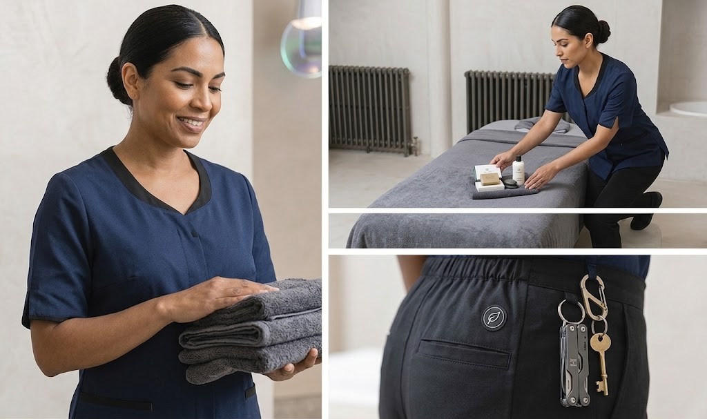 Camisas para restauração e serviço de sala